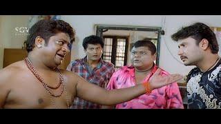 Saarathi Kannada Movie Back To Back Comedy Scenes | Darshan, Rangayana Raghu, Bullet Prakash