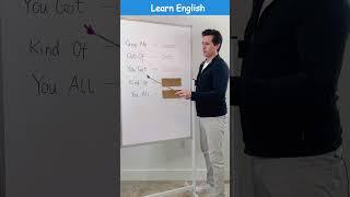 How To Speak Fast English Like A Native Speaker #learnenglish #spokenenglish #esl