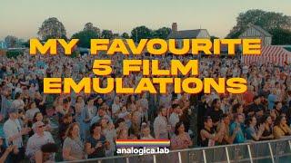 My FAVOURITE 5 film emulations by @analogicalab