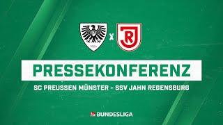 Pressekonferenz: SC Preußen Münster - SSV Jahn Regensburg (2:0)