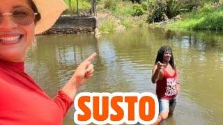 SUSTO! XENA PULOU NO LAGO DO SÍTIO SANTA TEREZINHA 