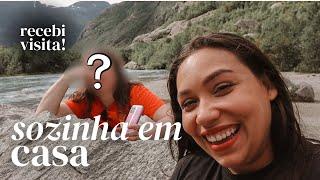 MINHA FAMILIA FOI VIAJAR, MAS EU RECEBI UMA VISITA! \\ Vida na Noruega 