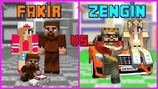 FAKİR AİLE VS ZENGİN AİLE HAYATI!  - Minecraft