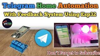 ESP32/Esp8266 Telegram Automation with Feedback System