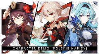 Demo Postaci - Yanfei, Rosaria, Hu Tao, Kazuha, Eula | Genshin Impact [PL]
