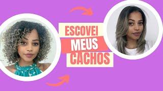 ESCOVEI MEUS CACHOS PÓS 4 MESES DO BIG CHOP