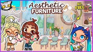  Decorating the NATURAL CHIC House in Aesthetic Style with FREE FURNITURE in Avatar World!  FULL