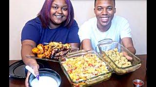 CHICKEN WINGS MUKBANG! | HOMEMADE CHICKEN WINGS & RANCH | EATING SHOW | FRITZ FAMILY ENT.