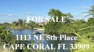 Lot For Sale - 1113 NE 5th Place. Cape Coral, FL 33909 - $59,000 - Extra Wide Canal