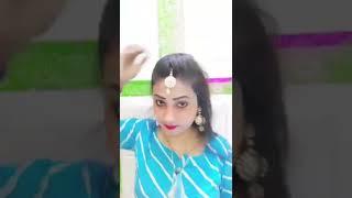 #shorts #hairstyletutorial #mangtikahairstyle #mangtikka #hairstyle #sangeeta singh hairstyles
