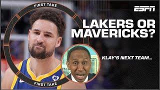 Lakers or Mavericks? Stephen A. & Shannon’s HOT DEBATE over Klay Thompson’s future | First Take
