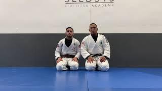 Passing close guard blocking the leg / Solo drill / Professor Diego Almeida