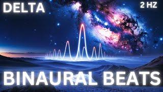 JUST BINAURAL BEATS | Delta 2 HZ | 1 hr Meditation #meditation #healing #binauralbeats