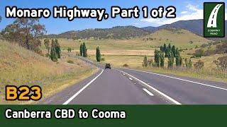 Driving from the Canberra CBD to Cooma – the incredible Monaro Highway, Part 1 [4K]