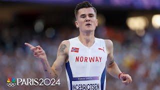 Jakob Ingebrigtsen FINDS ANOTHER GEAR to beat Kwemoi, Fisher in 5000m | Paris Olympics