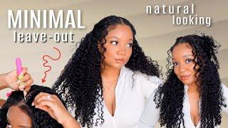 The Best Technique for Blending Natural Hair w/ Curly V part Wig | 3 Styles, 1 Wig | Alipearl Hair