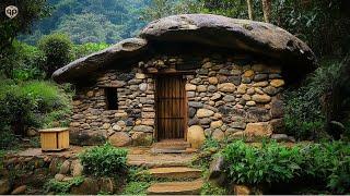 The Man Who Transformed  Giant Rock Into A Unique Home With Bare Hands