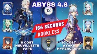 Abyss 4.8 C1 Neuvillette Vape & C4 Ayaka Mono Cryo Continuous 164s