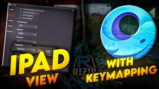 Gameloop Ipad View & Keymapping | 120 FPS ️ rizip yt