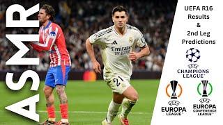 UEFA Champions League R16 Results (& UEL, UECL) [ASMR Football]