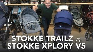 Stokke Trailz vs Stokke Xplory v5 Stroller 2017 | Reviews | Ratings | Prices | Comparisons