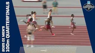 Jordan Anthony runs 9.75! Men's 100m quarterfinals 2025 NCAA outdoor track and field championships