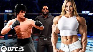 PS5 | Bruce Lee vs. Biggest Biceps Girl (EA Sports UFC 5)