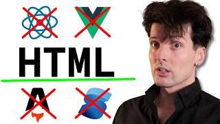 “Just Use HTML”