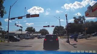 Historic Downtown Bastrop, TX Dashcam Video - Loop 150 To Hwy 71 W