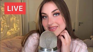 ASMR Livestream  Ich bin wieder zurück! Random Talk, Triggers, Videos planen, Vorlesen & chillen