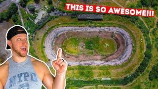 I Found a HUGE ABANDONED RACE TRACK at my New Farm!!! *THIS IS AMAZING*