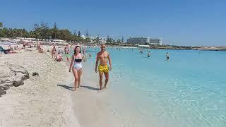 Cyprus. Ayia-Napa. Beach walk. 2nd april.