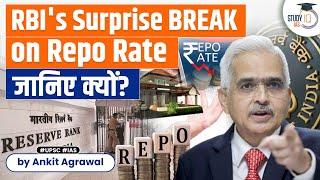 RBI Keeps Repo Rate Unchanged at 6.5% | Relief for Homebuyers | Latest Business News | UPSC