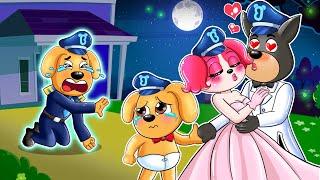 Papillon, Please Don't Leave Me - Papillon Marries Dobie!? - Sheriff Labrador Animation