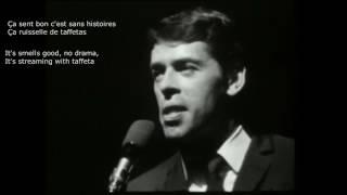 Jacques Brel Le Gaz Live French & English Subtitles Musique