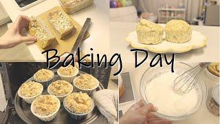 EP.3_Baking Day / No sugar 아기빵 만들기 / 온가족 건강빵 / 달걀 흰자 거품 내 만든 베이킹 초보 / 바나나빵 / 사과빵 / 호두당근빵