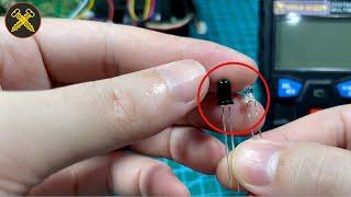 Simplest Way To Test IR LED - Including IR emitter and IR receiver LED