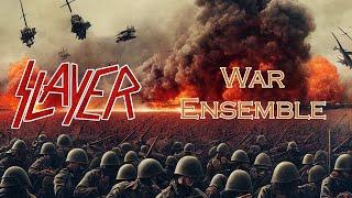 War Ensemble de Slayer - letras como imágenes generadas por una IA (Subtítulos en español)