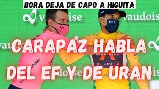 CARAPAZ HABLA DEL EF Y TAMBIEN DE URAN/HIGUITA ES CAPO DEL BORA PARA SAN JUAN