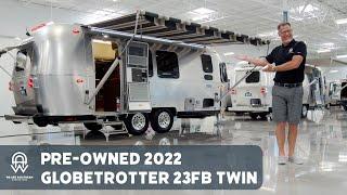 Airstream Globetrotter 23FB Twin Travel Trailer Walkthrough