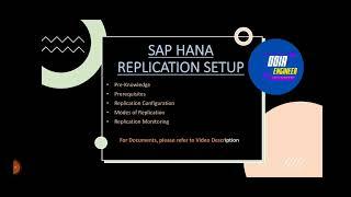 SAP HANA Replication Setup | Enable and disable Replication|Takeover|Failback| @sapbasishanatraining