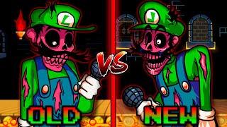 FNF': Mario's Madness V2 - I Hate You (Old Vs New) (ihy luigi song v1 and v2 comparison)