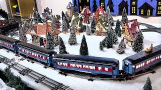 Five Christmas Train Layouts at Antique Automobile Club of America transportation museum in Hershey