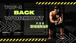 "Get Your Back in Shape: Top 4 Beginner Workouts Revealed!"| Bro's gym fitness
