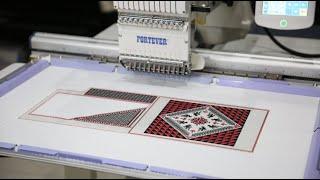 FORTEVER single head embroidery/monogram machine，the best choice for Logo & Agbada design ！！