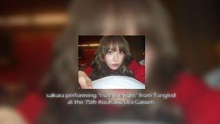 sakura performing 'I see the light' from Tangled with Motoki Ohmori (Mrs. GREEN APPLE)