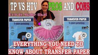 Everything You Need To Know About PPD Light Dark Transfer Paper | How To Use | PROS & CONS | VS HTV