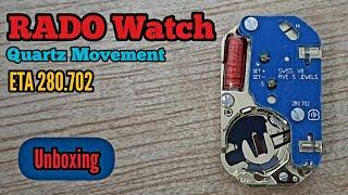 Rado Watch Quartz Movement ETA 280.702 Unboxing | Watch Repair Channel | SolimBD | ETA Movement