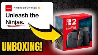 Switch 2 out in the Wild! Unboxing already Uploaded to YouTube