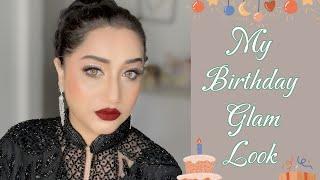 My Birthday Glam | Black & Silver Party Look 